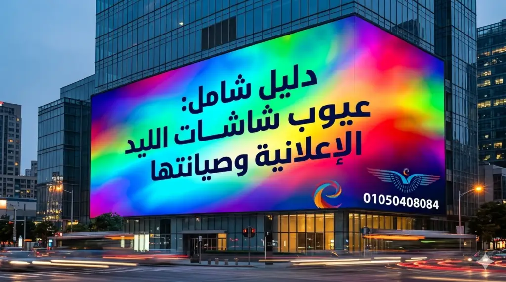 دليل شامل: عيوب شاشات الليد الإعلانية وصيانتها