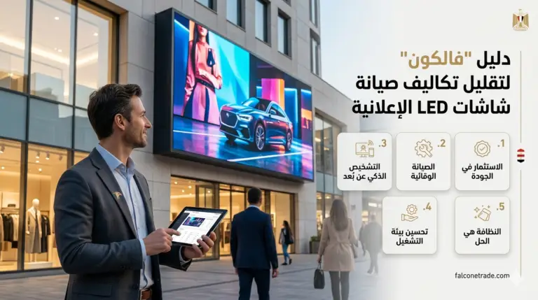 صيانة شاشات الليد الاعلانية