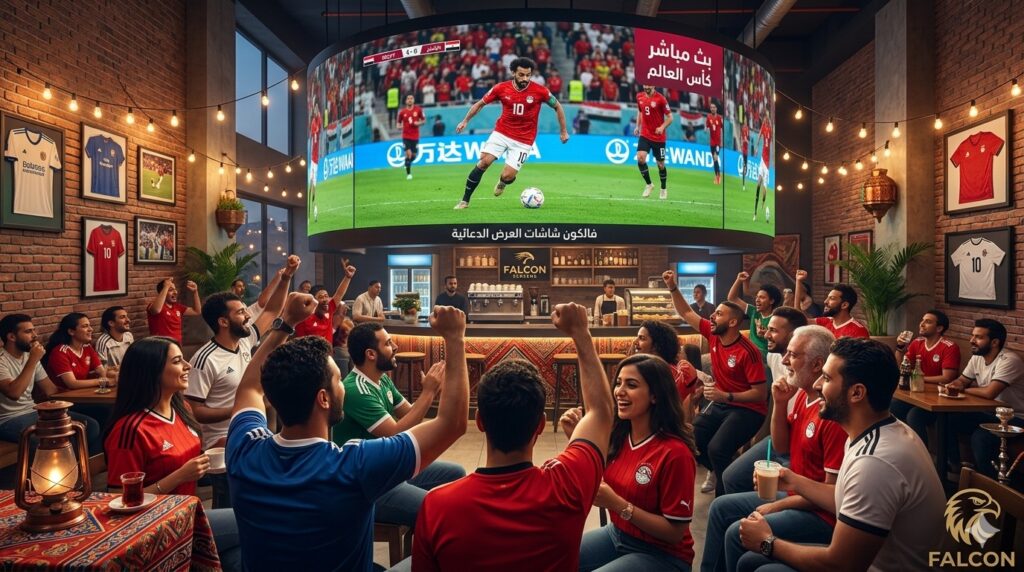 شاشات عرض الكافيهات